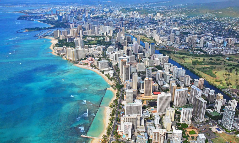 Honolulu is a place for true surfers.