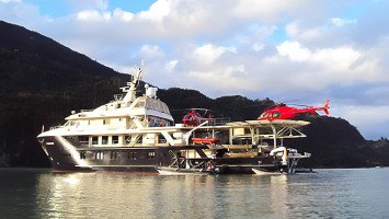 Heli Boat Trip Patagonia