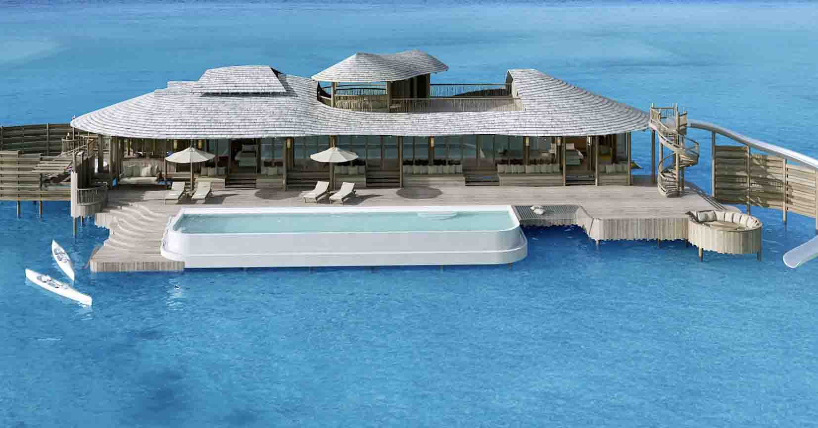 2 Bedroom Water Retreat with Slide 2 Bedroom Water Retreat with Slide