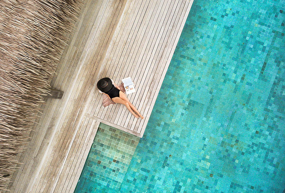 Two bedroom marina pool residence