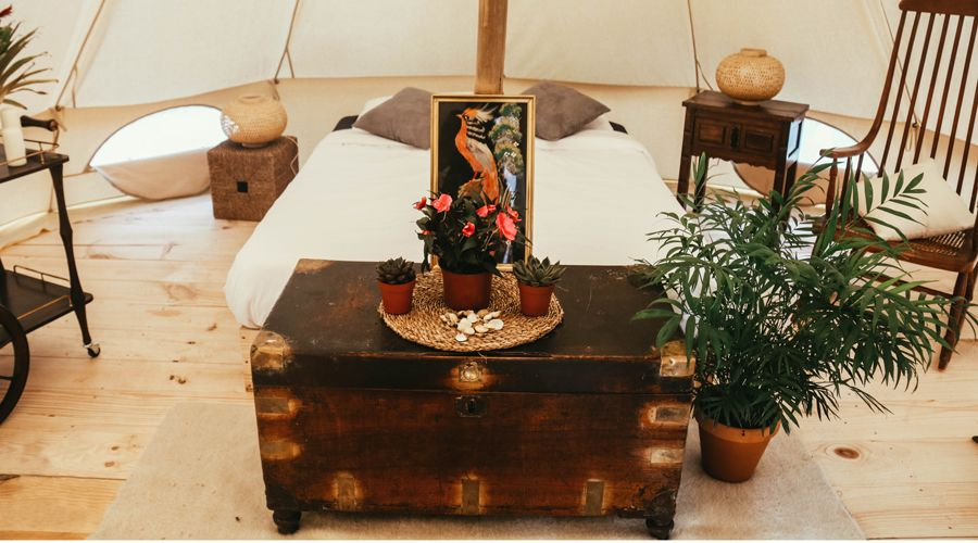 Glamping tent